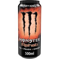 Monster Rehab Iced Tea Peach 0,5l Ds.