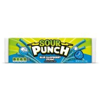 Sour Punch Blue Raspberry Straws 57g