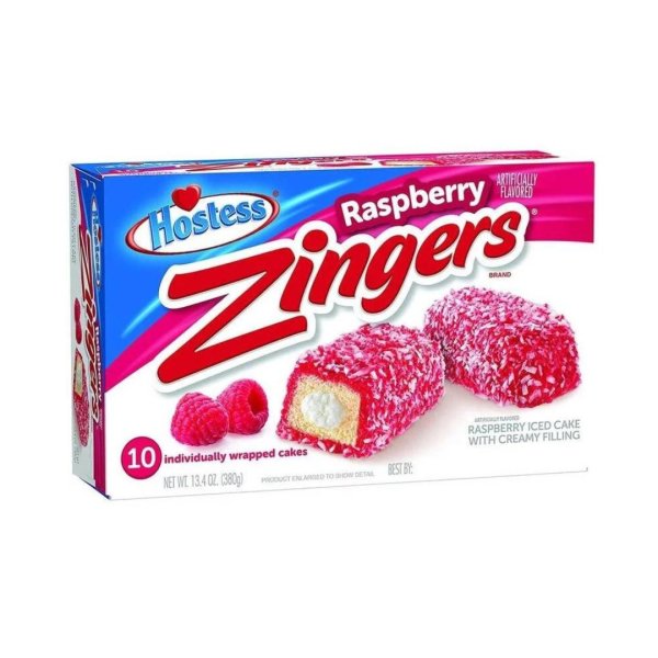 Hostess Zingers Raspberry Devils Food 380g