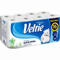 Veltie Toiletpapir/Toilettenpapier 3lagig 16 Rl.