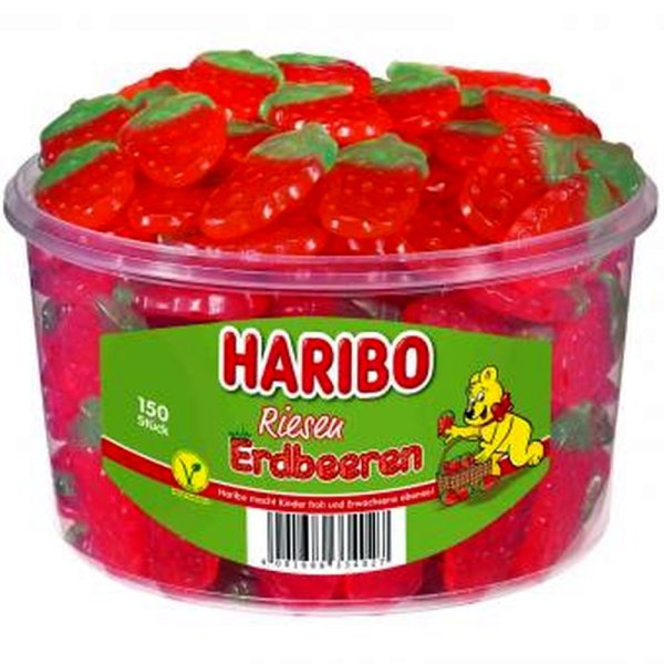 Haribo Riesen Erdbeeren 1,35kg 150St