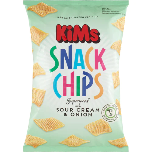 Kims Snack Sour-Cream & Onion 160g