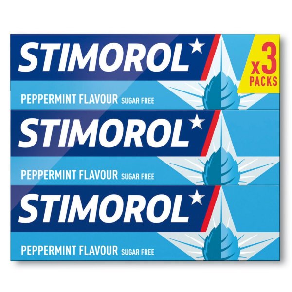 3er STIMOROL "PEPPERMINT" ohne Zucker