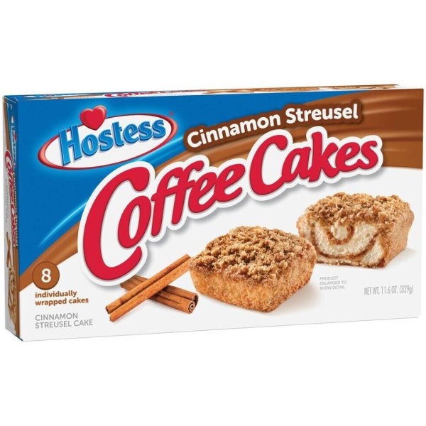 Hostess Cinnamon Streusel Coffee Cakes 329g