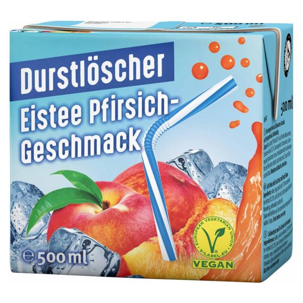 Durstlöscher Eistee Pfirsich 500ml