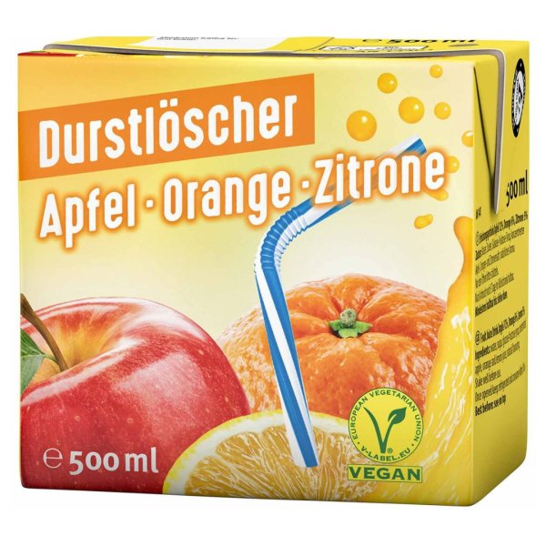 Durstlöscher Apfel-Orange-Zitrone 500ml