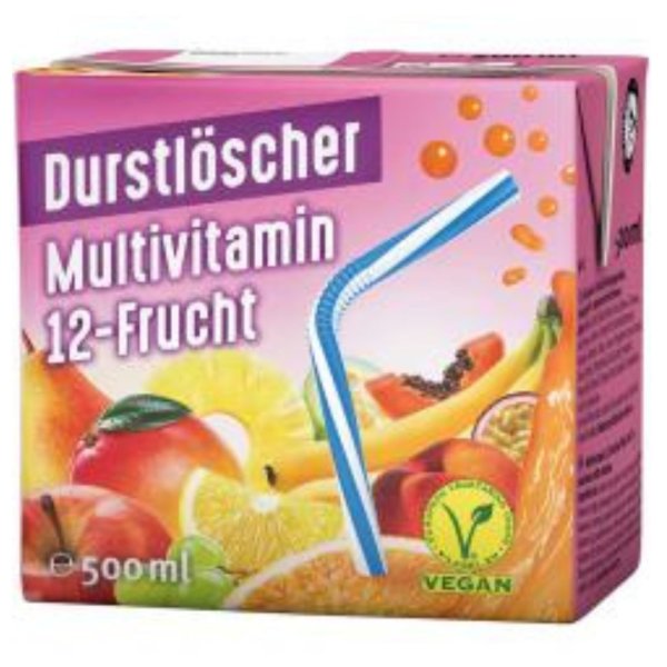 Durstlöscher Multivitamin 12-Frucht 500ml