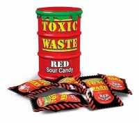 Toxic Waste Red Sour Candy Drum 42g