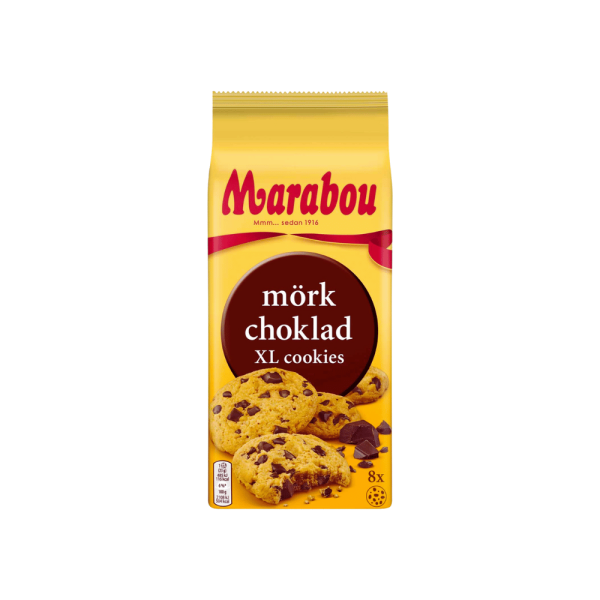 Marabou Cookies Mørk Choko 184g